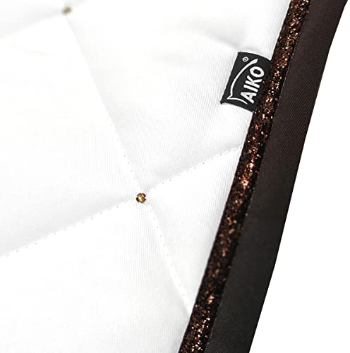 AIKO Schabracke Crystal Shine White-Mocca, DR