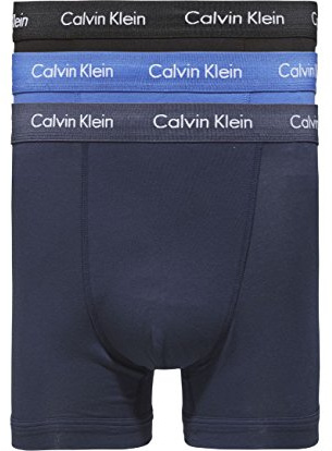 Calvin Klein Uomo Pantaloncini Boxer Confezione da 3 Intimo, Multicolore (C-Black/Blu/Blu Other Version), XL