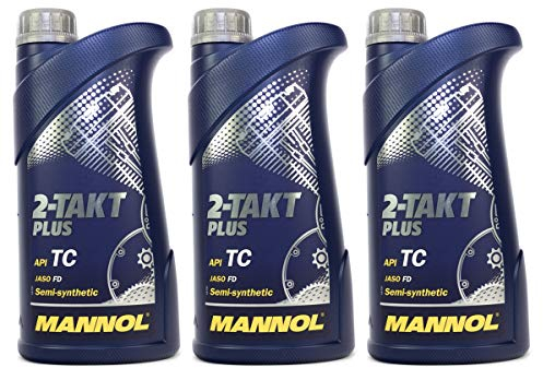 Motorenöl 2-Takt Plus Motoröl MANNOL API TC 3 Liter