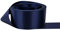 Satin Ribbon. 38mm Wide - 5 Meters (Navy Blue) Perfect for Gifts Wrap Sew Party, Decorations Events Dress Wedding Christmas Crafts, Bows Car, DIY, Bouquets, Cake More