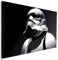 AK ART Star Wars Stormtrooper S/W Leinwandbild Kunstdruck Wandbild Wanddeko XXl (40 x 30 cm)