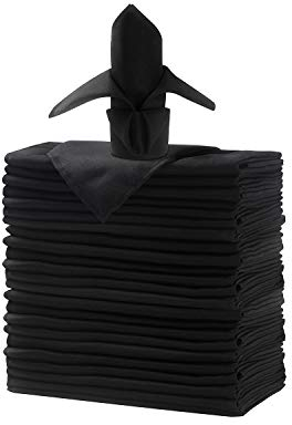 Ascoza 1717 Serviette schwarz