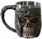 OTARTU 400ML Skull Coffee Mug Viking Skull Beer Mugs Stainless Steel Liner Gift for Men Father's Day Gifts