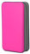 alavisxf xx CD Tasche, 96 CD/DVD Tasche Hartplastik CD Taschen Aufbewahrung Schutzhülle DVD Lagerung CD Tasche für Kinder Auto (Hot Pink, 96 Kapazität)