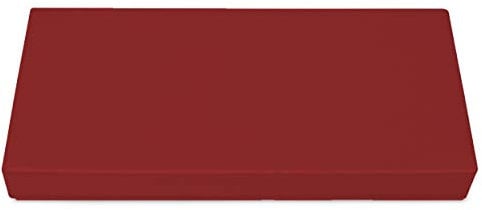 SuperKissen24. Hundebett Hundekissen Hundematratze Tierbett für Hunde - Wasserdicht, Waschbar - 80x40 cm - Burgund