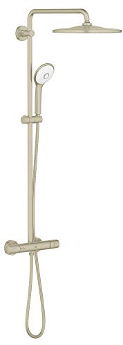 GROHE 26726EN0 Euphoria 310 CoolTouchThermostatic Shower System, 1.75 gpm, Brushed Nickel Infinity Finish