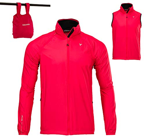 SILVINI Vetta Fahrradjacke Herren Sommer Windjacke Herren Fahrrad Laufjacke Herren MTB Jacke Herren Funktionsjacke Herren Windjacke Fahrrad Herren