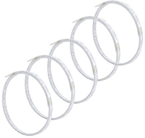 Gitarrenteile, Gitarre Binding Strip Celluloid White Pearl Durable für Musikinstrumente