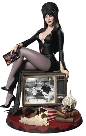 Mezco Elvira Mistress of The Dark Static-6 Statue Maßstab 1:6 Material: PVC Toyz.