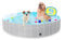 MAX Extra Large Dog Pool Foldable Dog Pet Kids Bath Pool Swimming Pool Paddling Pool Portable PVC Non-Slip Large Pet Dog Cat Bathing Tub Children Pet Dog Pool for Indoor/Outdoor L (160 * 30CM)
