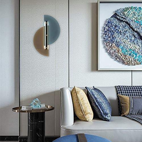 DERBUT Simple créatif verre coloré salon applique murale LED applique chambre chevet Art haut goût
