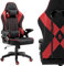 KRAKEN CHAIRS Gaming Stuhl Stoff - Schwarz-Rot - Bürostuhl - Ergonomisch Computer Stuhl Gamer - 130 kg Belastbarkeit - Gamerstuhl - Gamingsessel - Gaming Chair Ergonomic - Gamingstuhl - PC-Stuhl