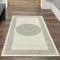 Teppich-Traum Teppich modern Orient Wohnzimmer Kurzflor Flur Diele Läufer kurz orientalisch elegant glänzend Creme grau 60x110 cm