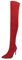 Stivali Donna Cowboy Pelle Traforati Neri Estivi - Stivali Moto Tacco, Gomma, Ciabatte, Sandali - B-Rosso 40