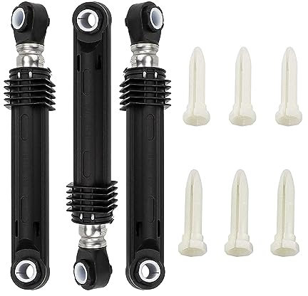 COmepa Paquete de 3 amortiguadores, Duradero, fácil de Instalar, Lavadora de Carga Frontal, Reduce los Ruidos, reemplaza la Pieza, se Adapta a