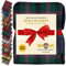 BRAW CLANS TARTANS Decke aus 100% Reiner Wolle, 188 x 157 cm, Schottenkaro Mit Fransen - Weich, Kariert, Gemütlich für Sofa, Camping, Picknick - Warme Winterdecke (Baird Modern)