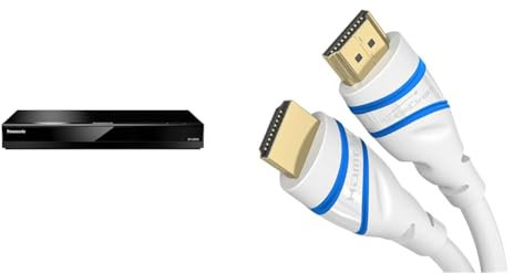 Panasonic DP-UB424EGK Ultra HD Player (4K Blu-ray Disc & KabelDirekt – 8K/4K HDMI-2.1-Kabel – 1