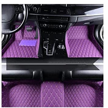 SICOTTON Tapis De Sol De Voiture pour Peugeot 406 pour Coupé 1995 1996 1997 1998 1999 2000 2001 2002 2003 2004 Tapis en Cuir Tapis Imperméables Tapis Doublures Tapis Sol Voiture(LHD 1 Set 4)