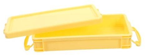 STOBOK Hard Pencil Case Pastel Pencil Box with Marker Container Desk Organizer School Supplies Storage