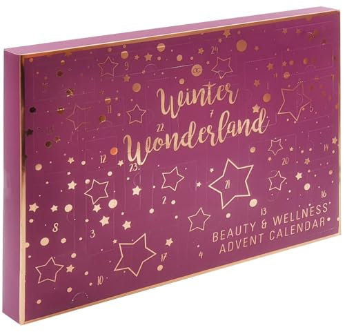 Beauty Adventskalender für Frauen 2024 - Body Care & MakeUp Weihnachtskalender Damen - 46x34x4cm