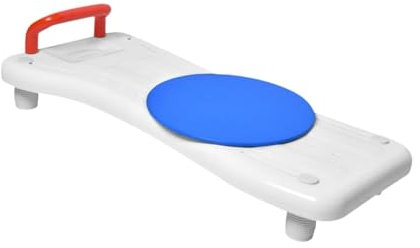 Fenteer 360° drehbarer Badewannensitz, Badewannen-Duschbrett zum Sitzen, Badewannen-Transferbretter, Duschbadesitz, Duschbank für Behinderte