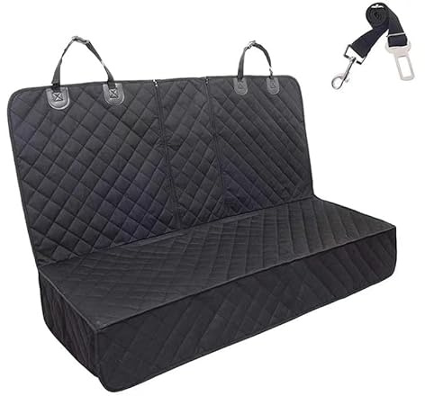 BTDLE Hundedecke Auto Rückbank für FIAT 500 (2007) 2007 2008 2009 2010 2011 2012 2013 2014 2015 2016,Rückbankschoner kratzfester Rücksitzbezüge Sitzschoner Rücksitz Schhutz