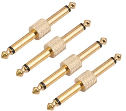 F Fityle 6,35 mm Gitarrenffekte Pedal Plug Gitarre Pedal Coppler Rost