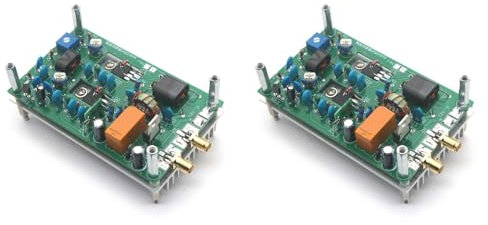 Reinscer 2X 30W ShortWave Amplifier Board 3-28MHz CW SSB Linear Power Amplifier HF Radio HAM Short Wave Station 7M 13.56M RFID