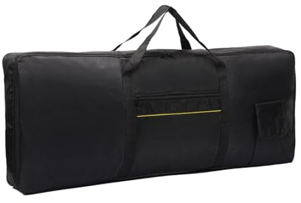Colcolo Keyboard-Tasche mit 88 Tasten, Klaviertasche, praktische, stoßfeste, gepolsterte und staubdichte Keyboard-Gigbag-Handtasche für Konzertreisen im