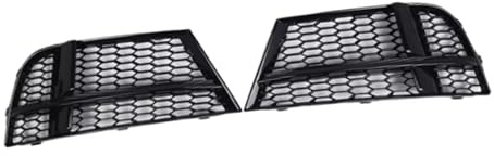 Griglia Fendinebbia Compatibile Con Per A3 8V S 2017 2018 2019 2 Pezzi Paraurti Anteriore Fendinebbia Griglia A Nido D'ape Copertura In Rete OEM: 8V3807681AE 8V3807682Q