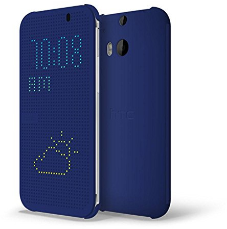 HTC Dot View Cover für HTC One (M8), blau