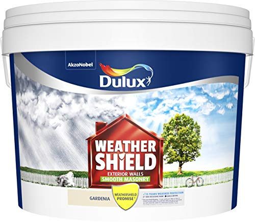 Dulux Weathershield Smooth Masonry Paint GARDENIA 10L