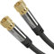 KabelDirekt – 15m Cable de Satélite Coaxial (Conector F a Conector F, Clase A, señales analógicas e digitales, TV y receptores), PRO Series