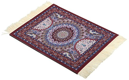 TuToy 28cmx18cm Purple Crown Bohemia Style Persian Teppich Mouse Pad Für Desktop Pc Laptop Computer