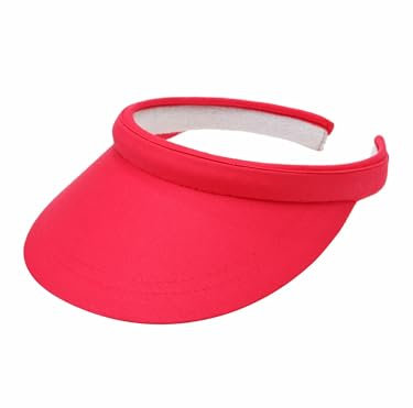 mh michael heinen Damen Visor, Sonnenhut, Schirmmütze, Sonnenschild, Sonnenvisier, Kopfbedeckung gepolstert, Flex-Verschluss, leicht, luftig