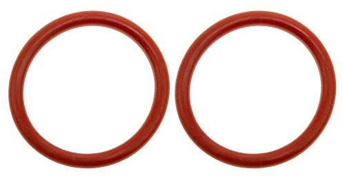 2x O-Ring 34,9x4,2mm kompatibel für DeLonghi Brühgruppen Brüheinheiten ECAM ESAM ETAM EAM EPAM Rot Silikon Dichtung Innen 34,9mm Außen