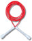 Elevate Speed Rope MAX (ROT) - Professionelles Springseil aus Strapazierfähigem PVC mit Nylonkern - 5 mm - Länge Max. 3 Meter - Extrem Starke Griffe