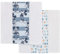 Disney Mickey Mouse Spucktücher aus 100 % Baumwolle, 25,4 x 50,8 cm, Blau, Weiß und Orange, 2 Stück