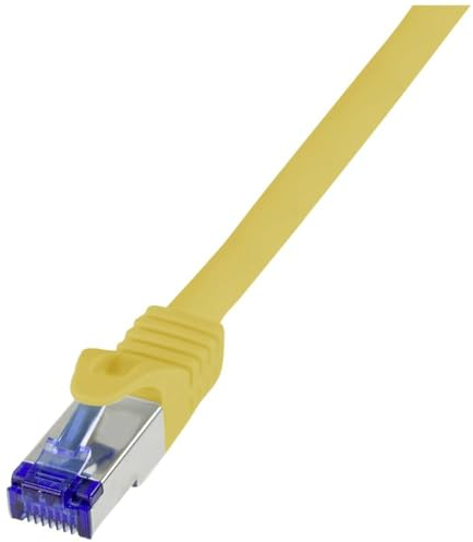 Logilink C6A107S RJ45 Cat 6a S/FTP 15 m Gelb 1 Stück