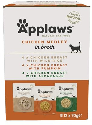 Applaws Cat Pouch Multipack 12x70g Chicken Selection