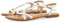 GIOSEPPO Femme lamim Sandale, Blanc, 36 EU