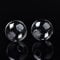 Boutigem 100pcs Clear Blown Glass Globe Beads Round Ball Bottles Beads 10mm for Stud Earring Necklace Craft DIY Making with 3~5mm Half Hole