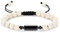 Minicremation Urnen-Armband für Asche, verstellbares Seil, Gedenk-Urnen-Armreif für Männer und Frauen, handgefertigter Perlen-Andenken-Schmuck, Asche-Medaillon (weiß)