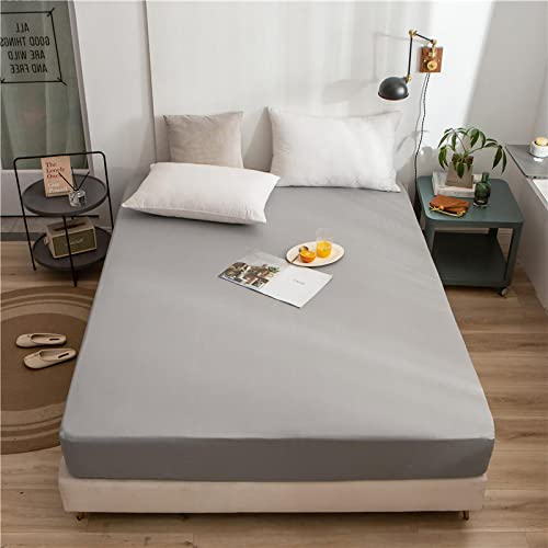 JIALIANG bettlaken boxspringbett Latex matratzenbezug 180x200+25cm Spannbetttuch weich, kühl und knackig Bettlaken, voll elastisches Spannbettlaken