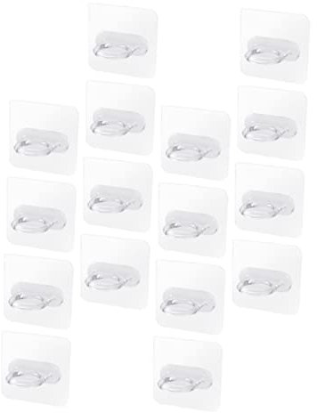 16pcs spray bottle hook wall mounted shampoo holder hook self- adhesive hooks kitchen broom wall mount spray bottle holder sprayer bottle shelf holder Wall-mounted clothes hook pp