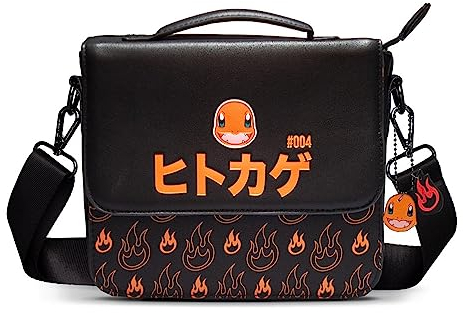 Difuzed Pokemon Charm Portable PU Leather Messenger Bag