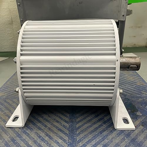 5000W 300RPM 3 Phasen Getriebeloser Permanentmagnet Generator mit Basis 48v 96V 220V 230V 380V AC Wechselstromgenerator Mit Basis 5KW Wasser Windkraftanlage (48V)…