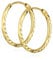 NKlaus Paar 12mm Creolen 333 Gelbgold 8 Karat Ohrringe 1,1mm breites Damen Ohrschmuck 14799