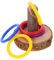 PATKAW 1 Set Papageien-Puzzle-Spielzeug Vogel-Ring-Spielzeug Farbzaun-Trainingsvogel Lernspielzeug Für Papageien Aras Papageien Caiques Graupapageien
