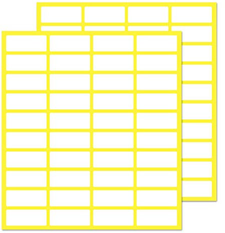 4000 Stück, 20 x 8 mm, Aufkleber Etiketten Selbstklebend Klebeetiketten zum Beschriften - Weiß